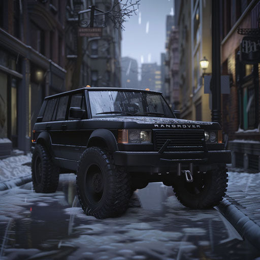 1993 Range Rover in urban stealth mode