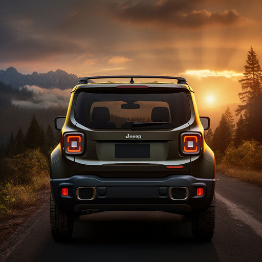 Rearview of the classic Jeep Renegade