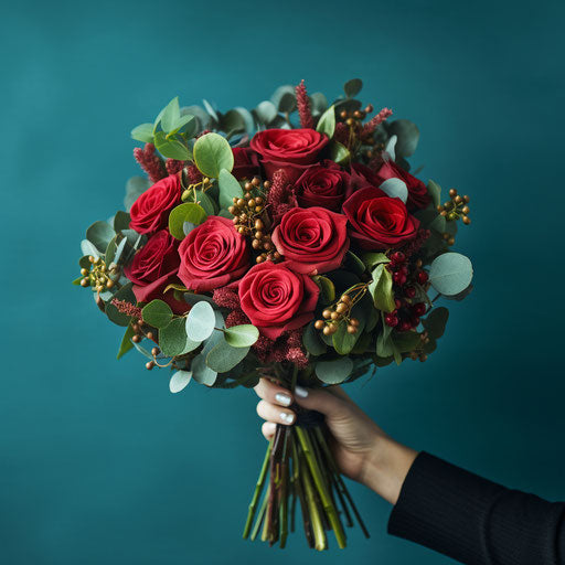 Red rose bouquet