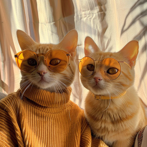 Cute animals as human with y2k aesthetic