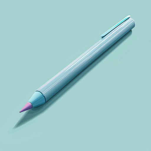 Marker clipart in photo realistic style with a flat random background