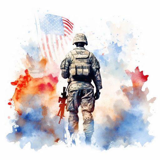 Pastel Colors Art for Veterans Day