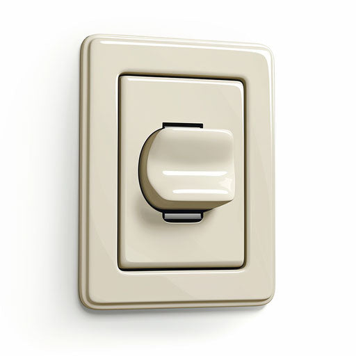 Realistic style switch clipart on flat white background