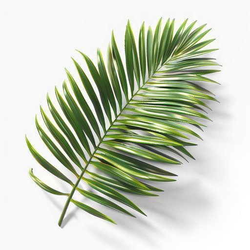 Realistic Palm Sunday clipart on white background