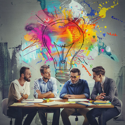 Creativity in presentation by an advertising team