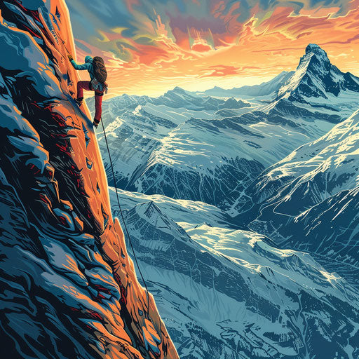 The epic adventure of a climber on the Eiger