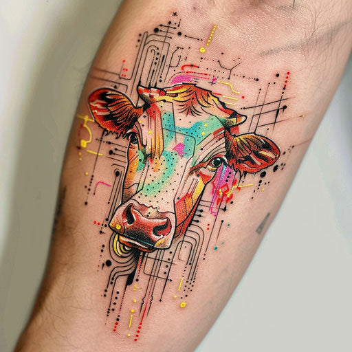 Versatile Cow Tattoo Sketches