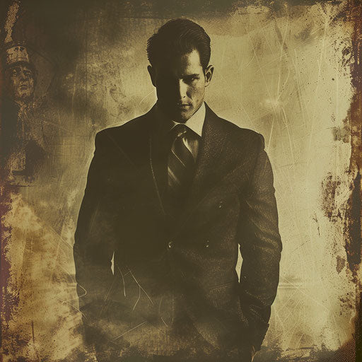 Vintage cinematic look for a businessman with nostalgia