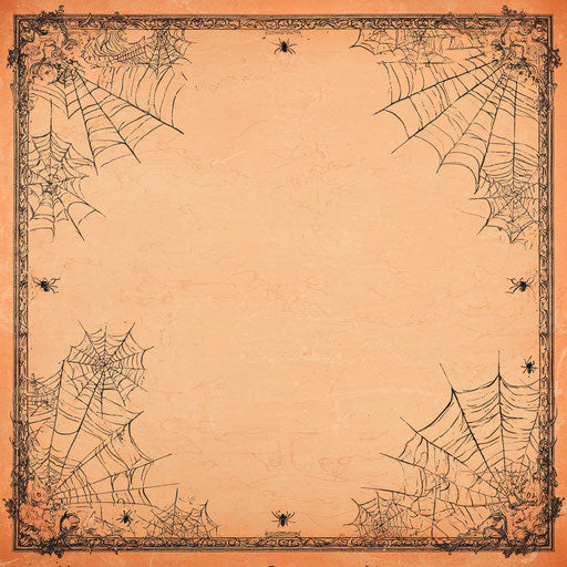 Halloween Vibes with Intricate Spiderwebs