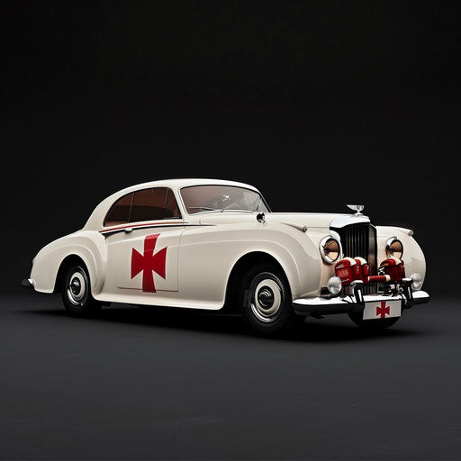 High-speed ambulance based on a 1954 Bentley R Type Continental