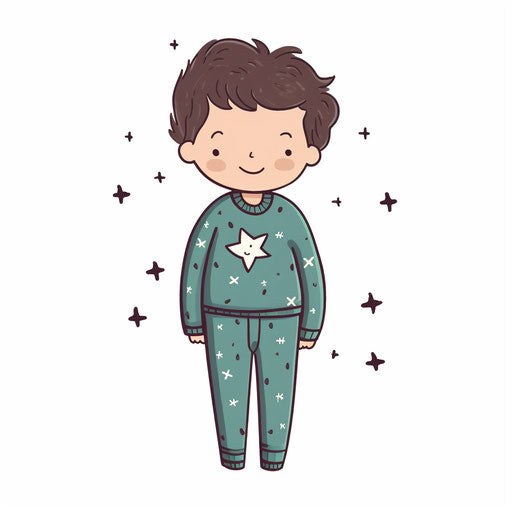 Pyjama day in minimalist style