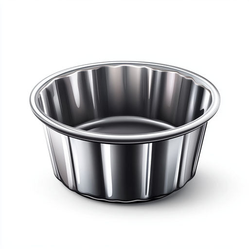Realistic illustration of a baking pan, high resolution, isolated