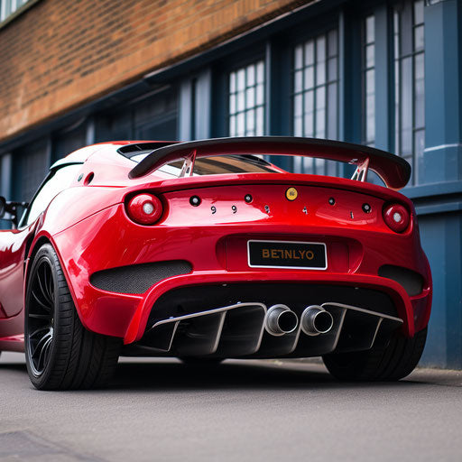 Lotus Elise classic with larger exhausts