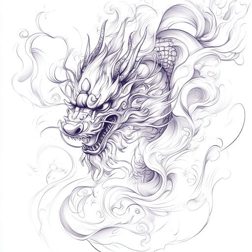 Tribal Dragon Tattoo Tattoo Vector Pack