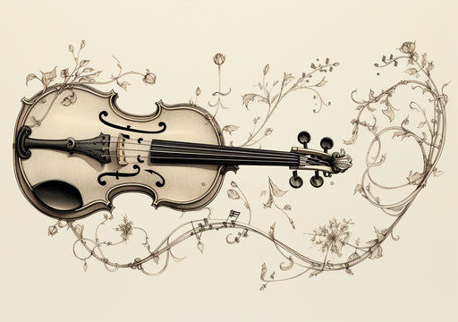 Mythological bow design with timeless and intricate balance