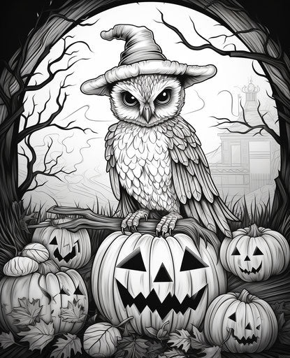 Artistic Skills with Halloween Coloring Pages