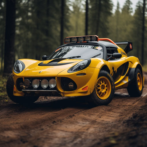 Lotus Elise classic - rally version with off-road mods