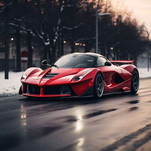 The classic Ferrari with fat tires