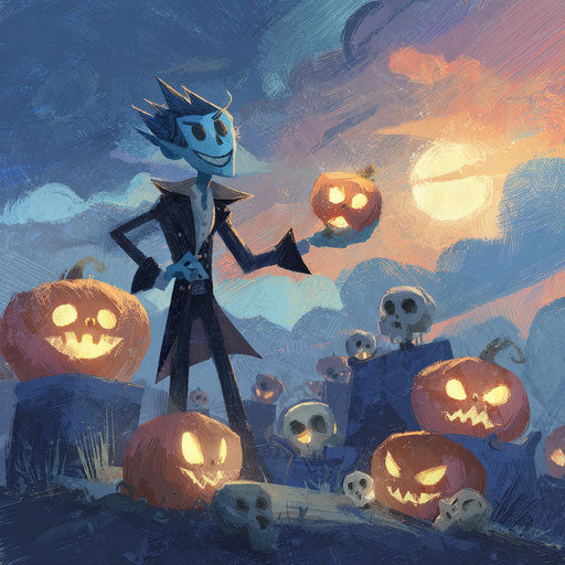 Playful Halloween Scene