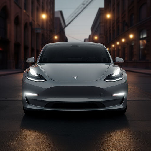 Front view of the Tesla Model 3