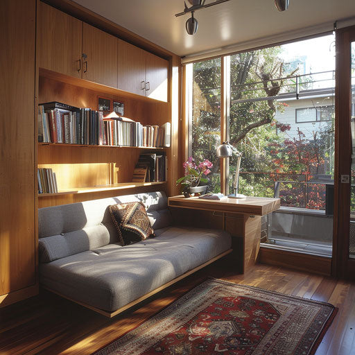 Multifunctional home office and guest room