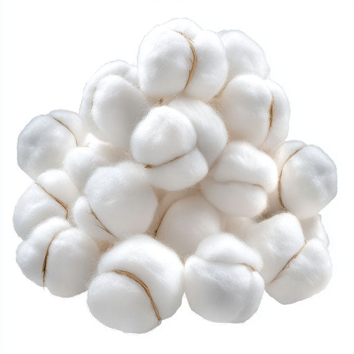 Realistic illustration of cotton balls