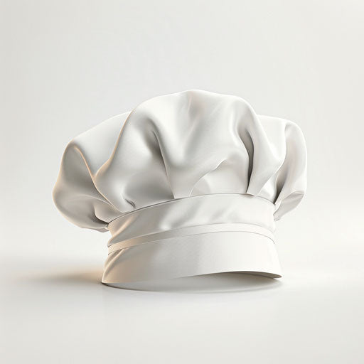Illustration of a chef hat in a realistic style