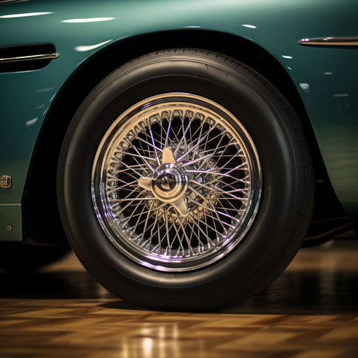 Classic wire-spoke wheels Aston Martin DB5