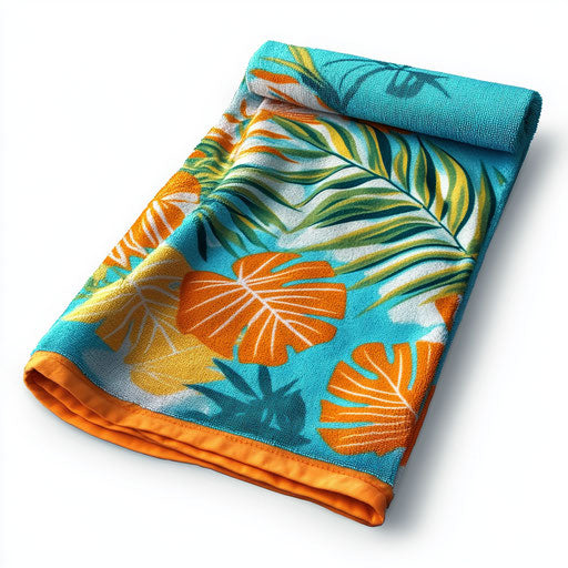 Realistic beach towel clipart, high resolution, isolated
