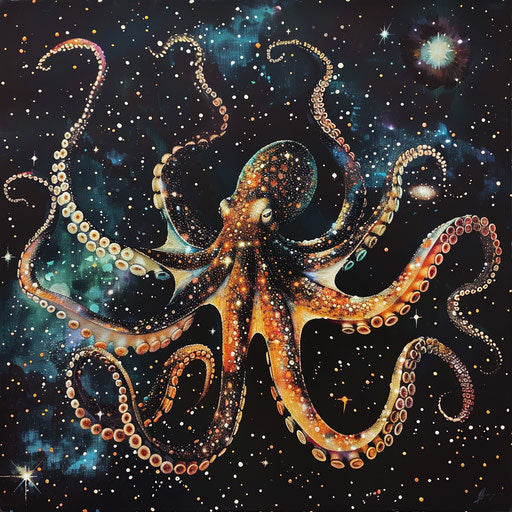 Cosmic octopus in space