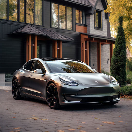 Luxury variant of Tesla Model 3 with high-end finishes