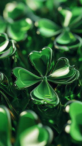 Shamrocks, St. Patrick's Day, phone wallpaper