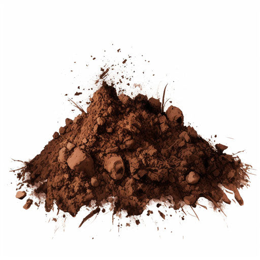 Soil drawing in the style of Chiaroscuro Art, on white background