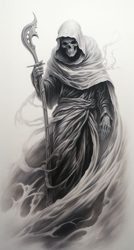 Captivating grim reaper