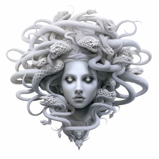 Medusa's Head, Tattoos | Piero d'Ola x Artist, Tattoo, Ambient Occlusion Style