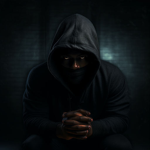 Black WhatsApp DP for a WhatsApp profile page 1:1