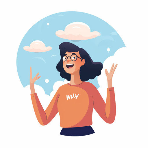 Amazing clipart in minimalist style, on white background