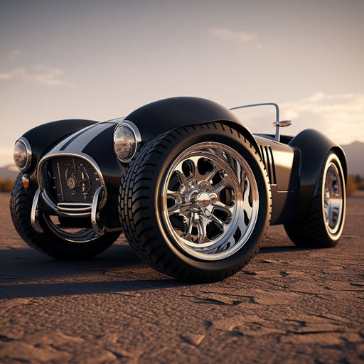 Fat-tired ac cobra car