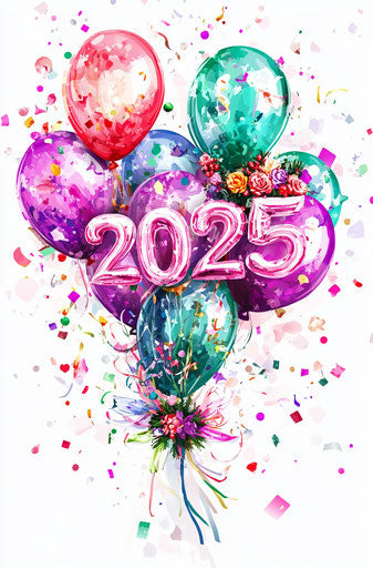 Vivid New Image Happy New Year Celebration Art