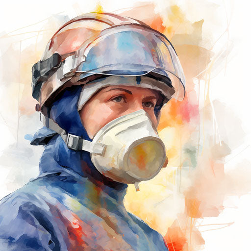 Paper clip art in the style of Impressionistic Art, on white background