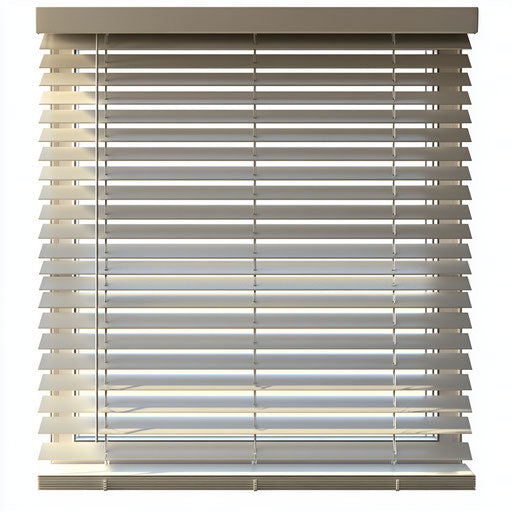 Realistic illustration of window blinds, high resolution, isolated
