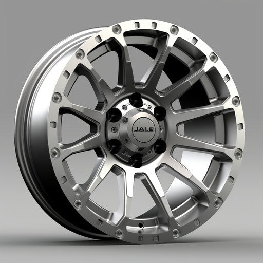 Old jeep modern alloy wheels