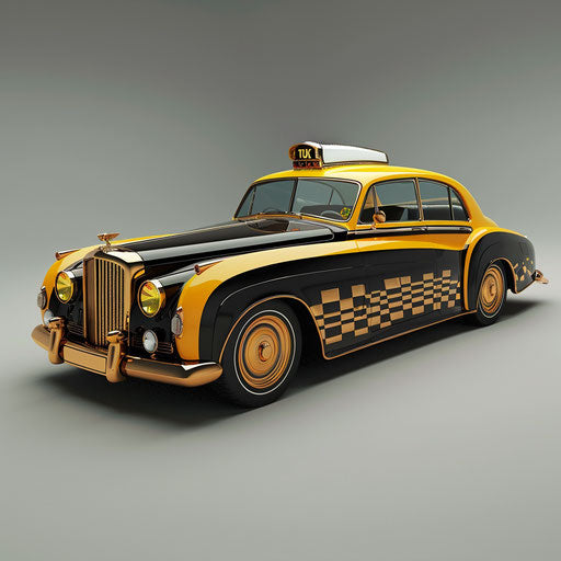 1954 Bentley R Type Continental as vintage taxi cab