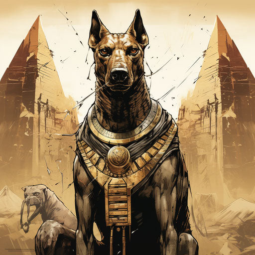 An Egyptian dog in apocalyptic vision