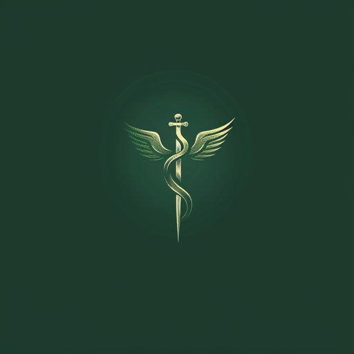 Classic doctor logo with a caduceus symbol