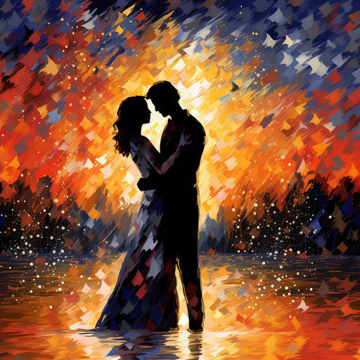 Glitter clipart in the style of Impressionistic Art, on a white background