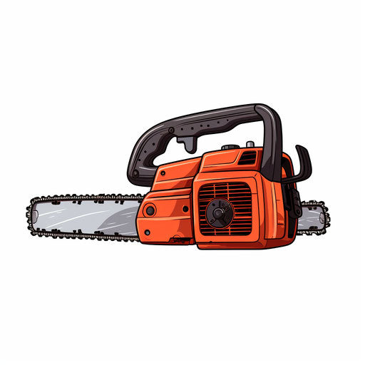 Chainsaw art in the minimalist style