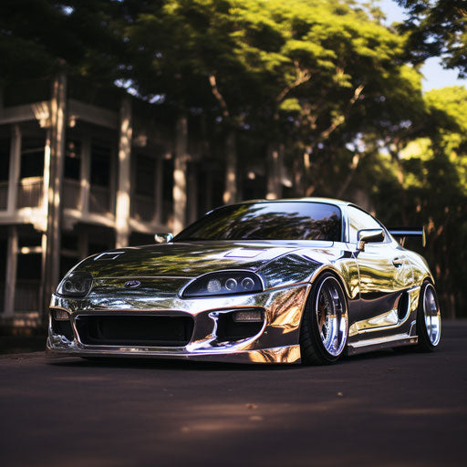 Classic chrome old car