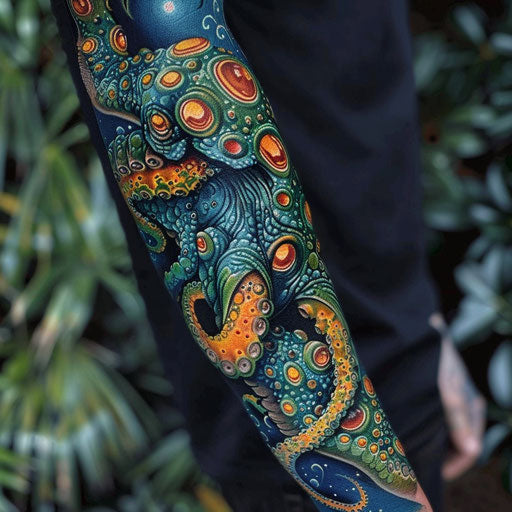 Inspiring tattoos with vibrant colors