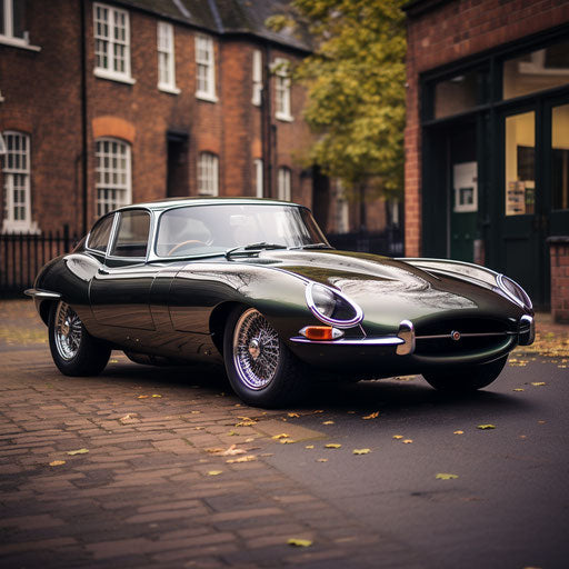 Jaguar e type car Weight Reduction